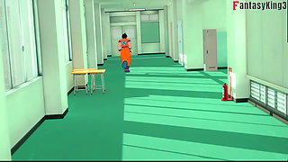 Android 18 Dances for Gohan at the University - Dragon Ball Zex Series