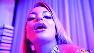 Scarlet Chase taunts her bf with his dearest apparel as he gives her the anal hardcore she's been longing for - brazzers