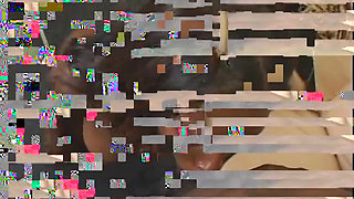 Cocksucking beautiful black girl takes a huge dick