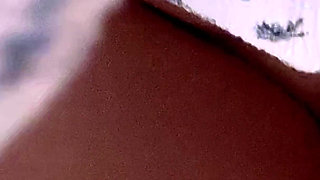 Girl Masturbates and Pees in the Garden