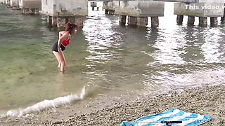 Hot Ebony Teen 18+ Goes Fishing For A Big Dick - Filthy Rich