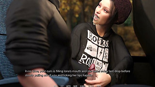 Taboo University - Hot Emo Girl Snacks All My Juicy Cum in a Bus