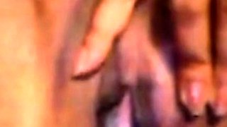 Filipina Amateur Shaves and Masturbates on Webcam
