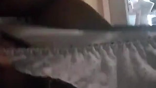 African BBW from college asks for dick and shows the horny