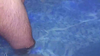 Amateur gang bang in french jacuzzi