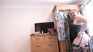 Bbw wife scene with steamy Becky from Aunt Judy's Big Tit MILFs