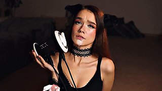 Asmr Bunny Marthys Sexual Neko Cat Cosplay as Rainia Belle, Shayene Samara, Yuna