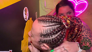 Glory Hole Series Ft Anastasia - Double Blowjob