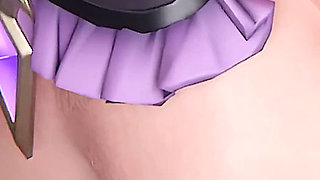 Mercy in Kitty Cosplay - How Tight She Is for BBC - Overwatch Porn