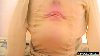 Hot MILF in Nylon Gets Creampie After Hardcore Insertion