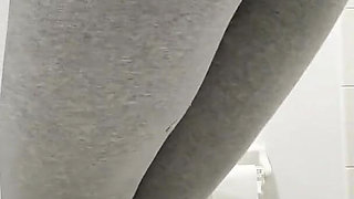 Pissing My Self Wear Grey Leggings