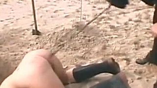 Outdoor domination on the beach