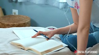 Chloe Cherry's Spoken Desire Ignites Blonde Passion