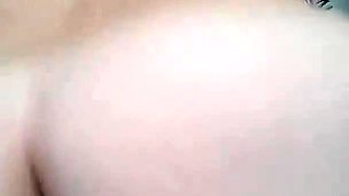 busty granny fucks herself with a dildo