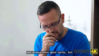 Daddy4k. my bf doesn't notice how his stepdaddy fucks me