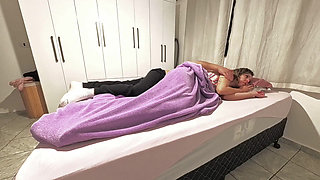 My Stepfather Visits Me at Night to Cum in My Little Pussy
