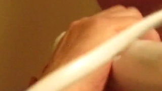 Blonde Gets a Rough Facefuck Then He Cums in Her Throat