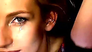 Hot Blonde & Brunette Get Faces Drenched in Ggg Bukkake Orgy