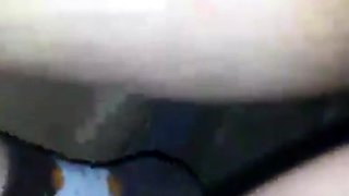 Asian Girl Facesits in Car