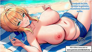 Masturbate With A Sword On The Beach! Fantasy Roleplay Joi In Spanish