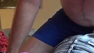 I Let Him Fuck My Daisy Duke Shorts and Bounced My Ass on His Big Dick