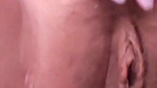 Hot MILF Fingering Her Hairy Pussy