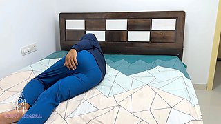 Komal slept on B.Ed., but my husband was very tired, so I refused to him, then I went to the hall to from my brother-in-law's land.