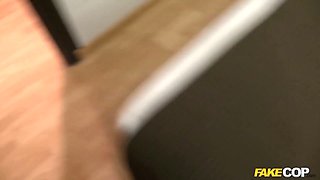 Chesty blonda latin screwed by a policeman with a huge cock - faux cop