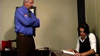 Blonde teen sucks old dick in old vs young clip