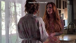 Blonde beauties share passionate lesbian seduction with intense pleasure