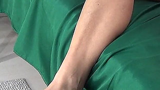 Fucking My Hairy Pussy with a Fuck Machine