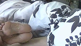 Mature Stepmom Footjob & Sole Licking Cum Bath GILF Loves It Reality