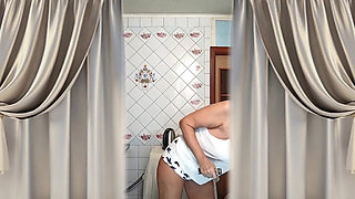 Hot Housewife Lukerya in the Kitchen