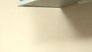 Babe in Brazil Uniform Strips and Plays Solo in the Kitchen