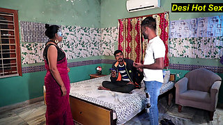 Hotel Manager share his Sexy wife with Guest! Desi Wife Sharing Sex