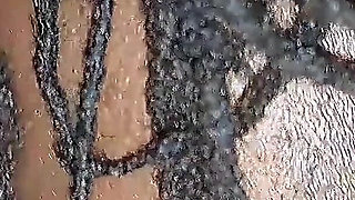 WildEnglishBBW New years Eve BBC Nata4sex licking pounding my pussy outdoors