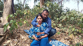 Indian Village Sex Video, Indian Girl Big Boob Press by Her Step Brother in Outdoor Village