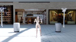 [mmd] Korean Beauty Robot Queencard Big Tits Shake Pussy Exposed