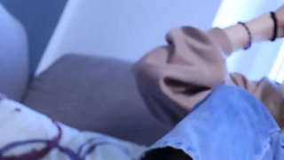 Highschool 18 Y/o Sexy Foot Play