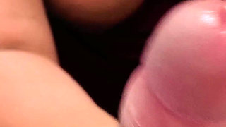 In Las Vegas, Indian MILF Bhabhi Jerks off and Sucks a Big Cock in the Kitchen, Cumming on Her Tits