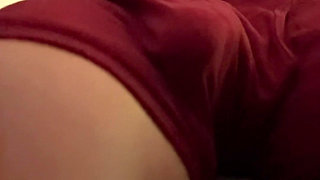 Latino guy relaxing and teasing his bulge