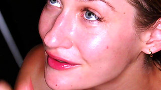 please Fuck Me Like a Worthless Slut" - Hardcore 4-on-1 Gangbang with Deepthroat, Gagging and Cum in My Mouth