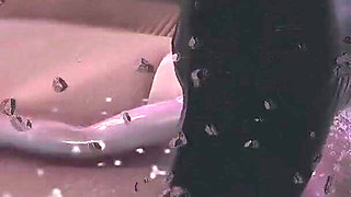 B028 the Slave Is Shrunk and Then Played with by the Asian Goddess' Breasts. Face Sitting, Farting, Tongue Licking, Foot Licking