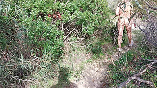 Granny Looks for a Lover Nacked in the Woods
