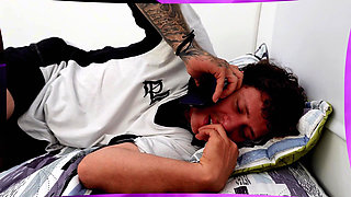 Gamer Boy Gets a Deepthroated Blowjob From His Nurse Who Came to Relieve Him
