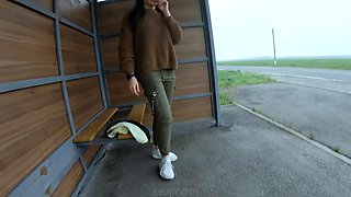 Risky POV blowjob on a public bus station by black lynn: Amateur, Verified Creators  Cum In Mouth Porn