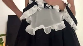 Japanese Girl Dressed as a Maid From Live Jasmine