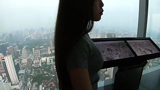 Bubble butt Thai GF fucked from behind