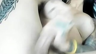 Megan Lopez Masturbates With Legs Wide Open To Cover Tits