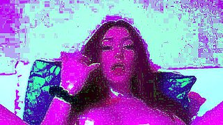 Amateur striptease and Solo masturbation